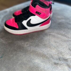 Nike Kids' Sneakers in Pink, Black, and White